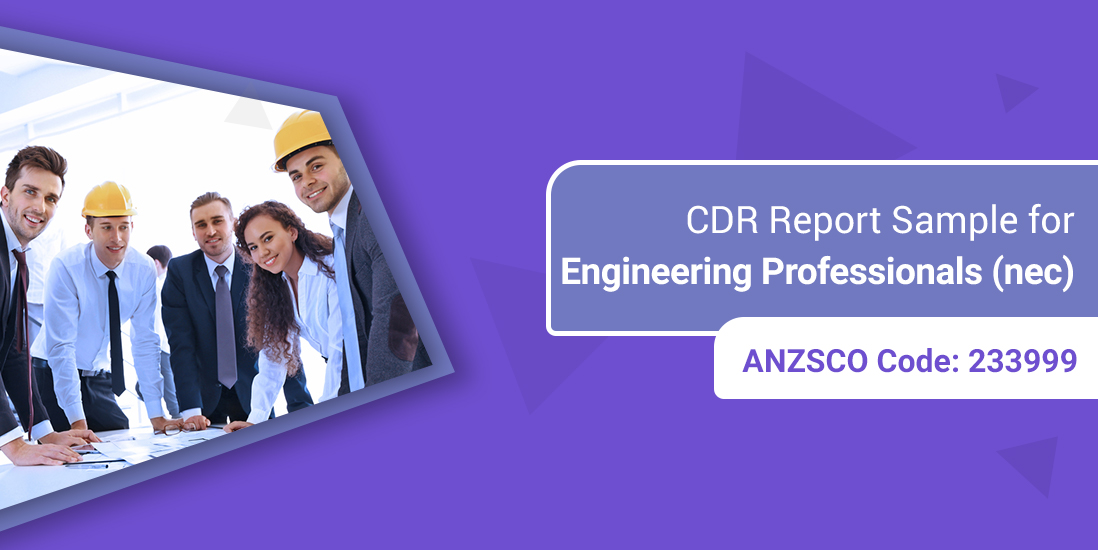 CDR Sample for Engineering Professionals