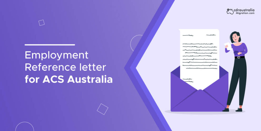 Employment Reference letter for ACS Australia
