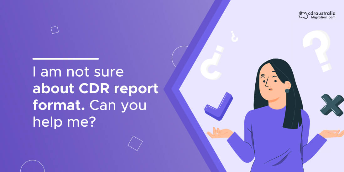 CDR report format