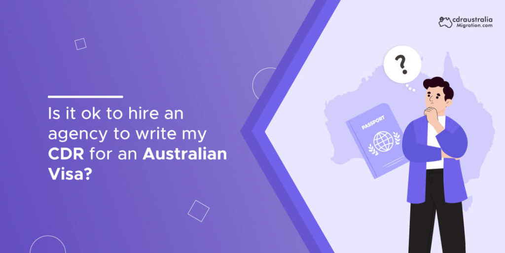 Write my CDR for an Australian visa?