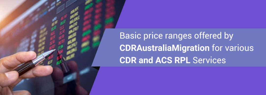 Prices of CDR and ACS RPL Services